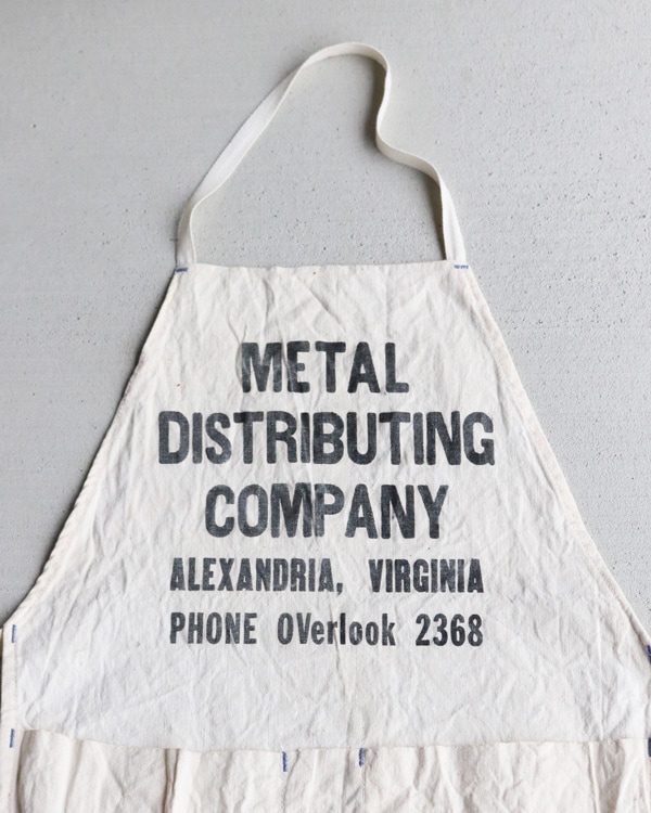 1940s "METAL DISTRIBUTING COMPANY" Advertising Apron�� 1940ǯ�庢��METAL DISTRIBUTING COMPANY�״�ȹ��𥨥ץ���