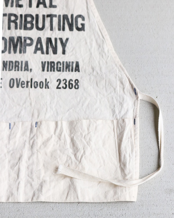 1940s "METAL DISTRIBUTING COMPANY" Advertising Apron�� 1940ǯ�庢��METAL DISTRIBUTING COMPANY�״�ȹ��𥨥ץ���