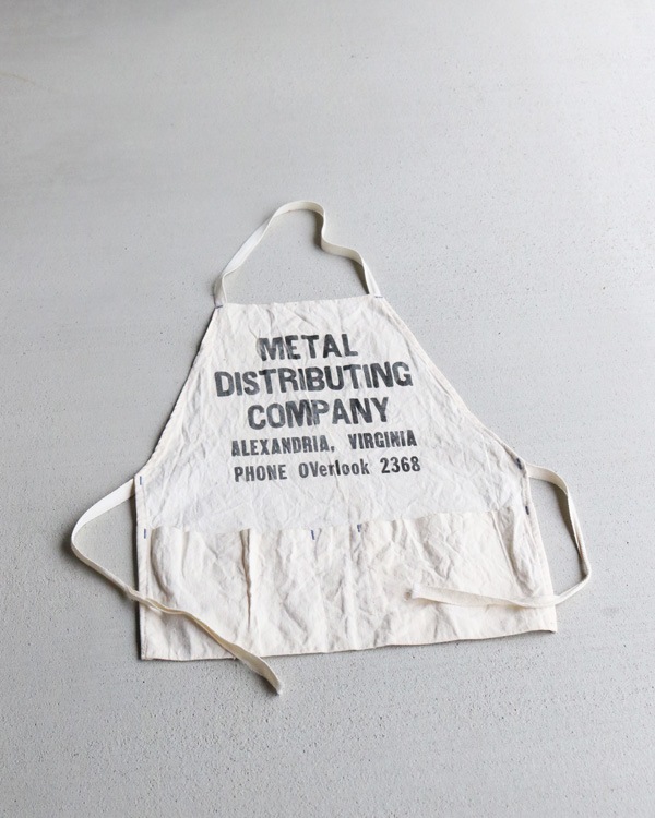 1940s "METAL DISTRIBUTING COMPANY" Advertising Apron�� 1940ǯ�庢��METAL DISTRIBUTING COMPANY�״�ȹ��𥨥ץ���