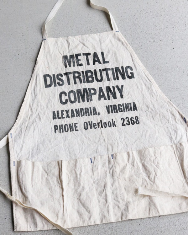 1940s "METAL DISTRIBUTING COMPANY" Advertising Apron�� 1940ǯ�庢��METAL DISTRIBUTING COMPANY�״�ȹ��𥨥ץ���
