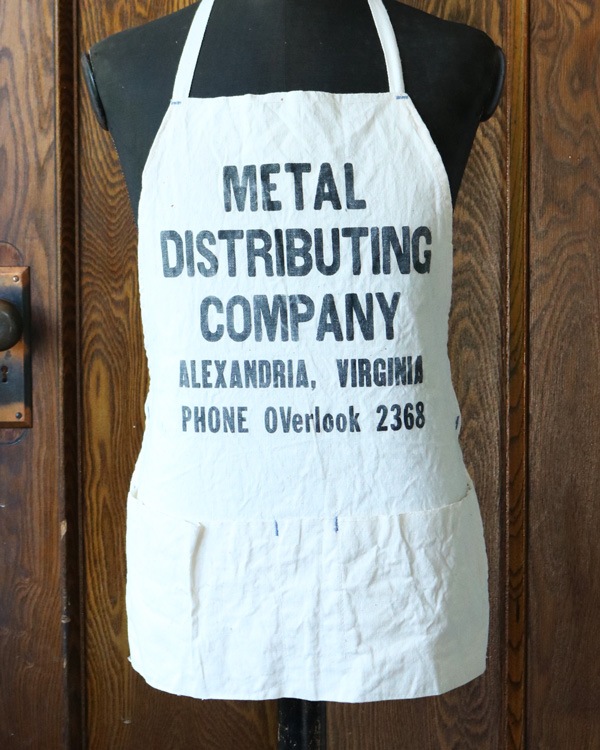 1940s "METAL DISTRIBUTING COMPANY" Advertising Apron�� 1940ǯ�庢��METAL DISTRIBUTING COMPANY�״�ȹ��𥨥ץ���