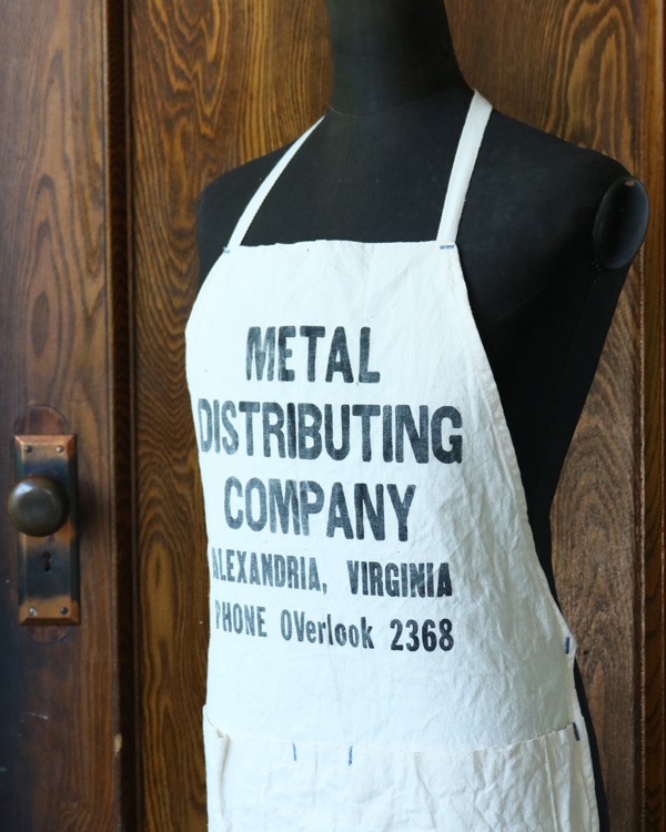 1940s "METAL DISTRIBUTING COMPANY" Advertising Apron�� 1940ǯ�庢��METAL DISTRIBUTING COMPANY�״�ȹ��𥨥ץ���