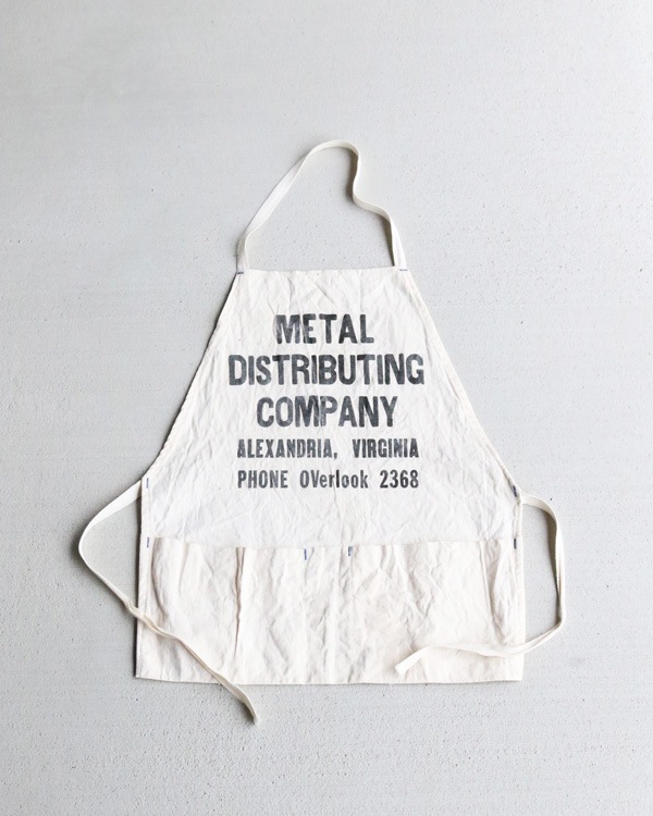 1940s "METAL DISTRIBUTING COMPANY" Advertising Apron�� 1940ǯ�庢��METAL DISTRIBUTING COMPANY�״�ȹ��𥨥ץ���