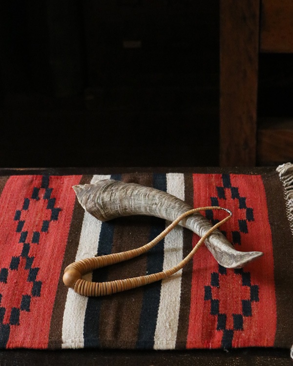 Vintage Wood Beads Necklace E�åӥ�ơ������åɥӡ����ͥå��쥹 E