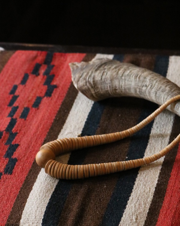 Vintage Wood Beads Necklace E�åӥ�ơ������åɥӡ����ͥå��쥹 E