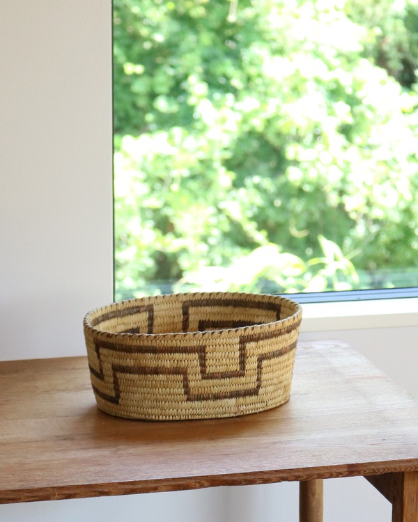 Native American "Papago" Coiled Basket Largeåͥƥ֥ꥫ ѥѥ²ΥХå Large