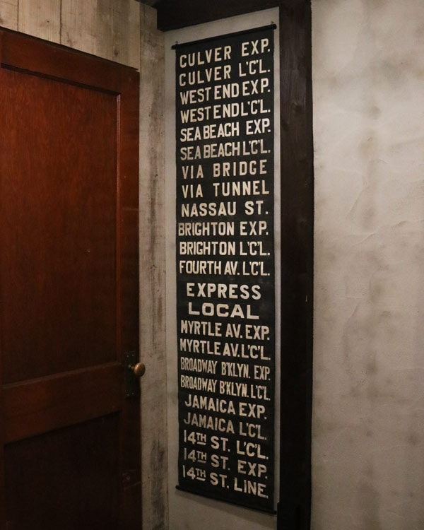 【NY EAST 180\" STREET】バス、地下鉄サインロール NY EAST 180