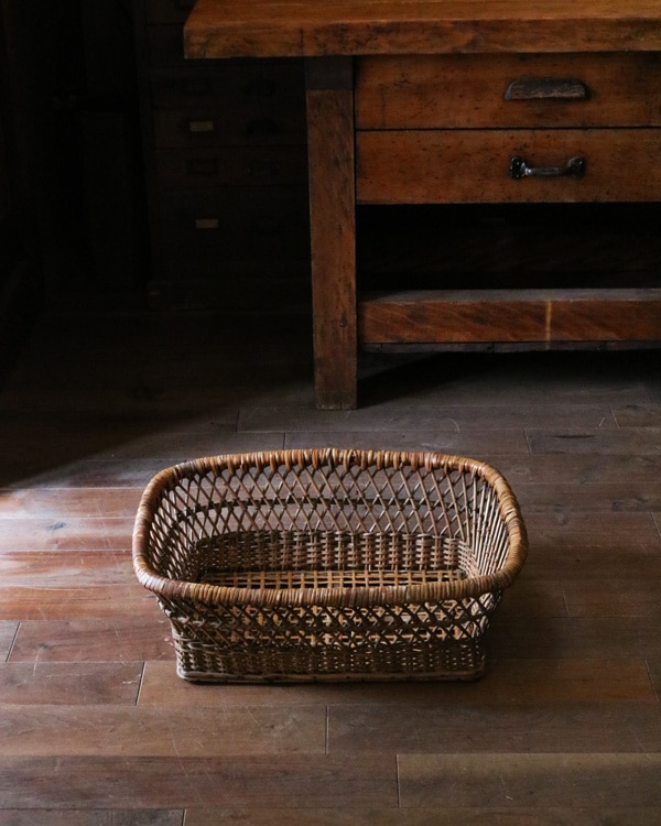 Rattan Clothes Basket JPB-201｜ラタン 脱衣かご JPB-201