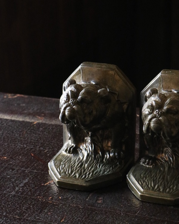 Bulldog Bookend pair｜ブルドッグ ブックエンド ペア