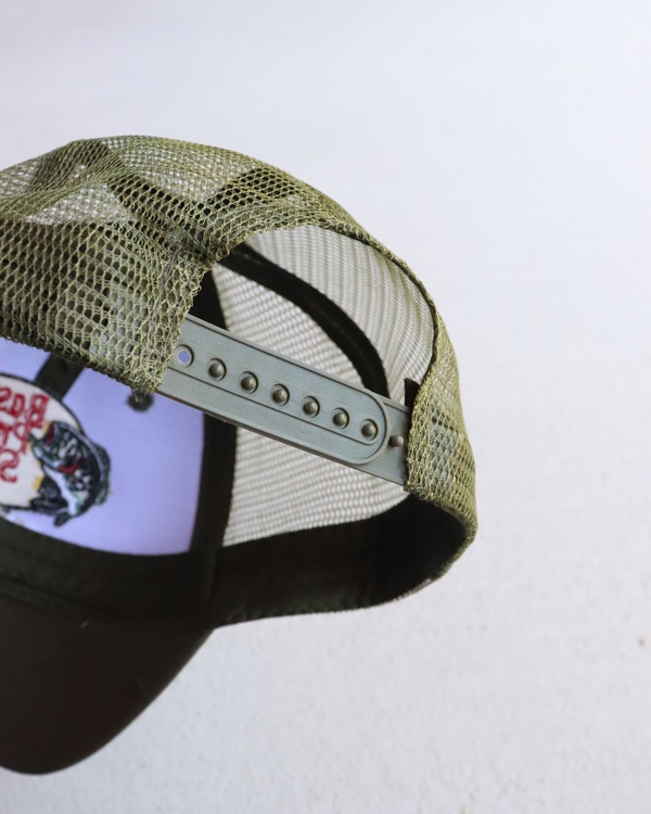 Vintage Y2K Green Embroidered Bass Pro Shops Snapback Cap