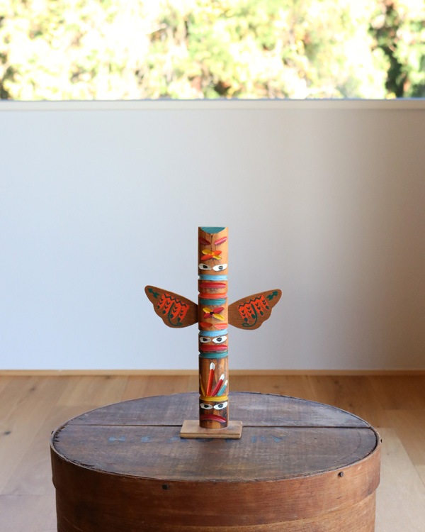 トーテムポール　木製　totem pole トーテムポール 46cm 木製 – ROBOTROBOT