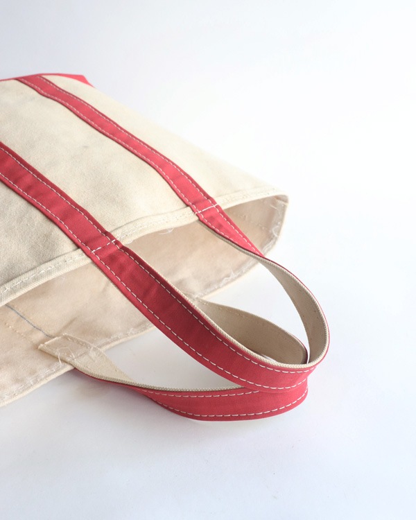 Vintage 80s Red L.L.BEAN Canvas Tote (S)
