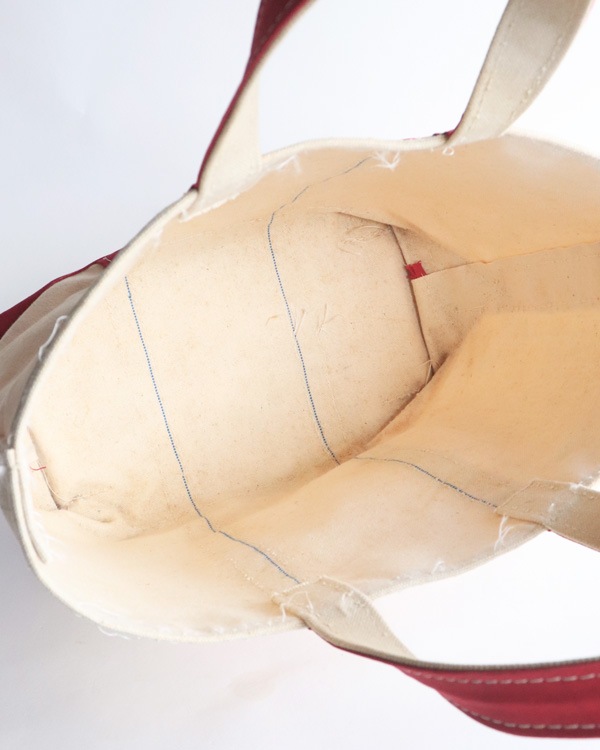 Vintage 80s Red L.L.BEAN Canvas Tote (S)