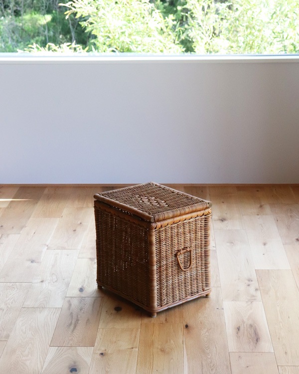 Rattan Basket with Lid�å饿���դ��Х����å�