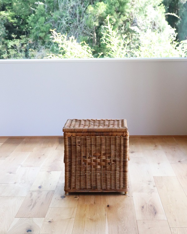 Rattan Basket with Lid�å饿���դ��Х����å�