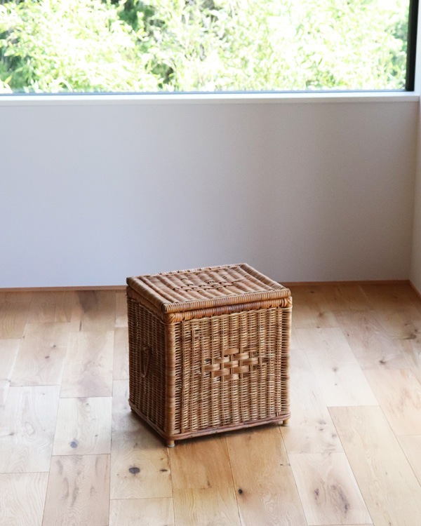 Rattan Basket with Lid�å饿���դ��Х����å�