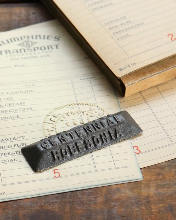 "Robesonia Centennial" Cast Iron Desk Piece�å��٥��˥�100��ǯ��ǰ ��Ŵ�ǥ����ԡ���
