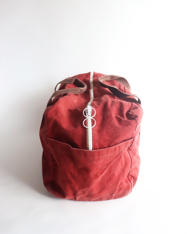 Vintage 80s Burgundy SQUARE RIGGER by LANDS' END Duffel Bag