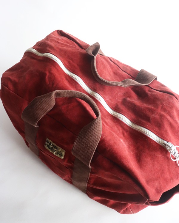 Vintage 80s Burgundy SQUARE RIGGER by LANDS' END Duffel Bag
