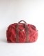 Vintage 80s Burgundy SQUARE RIGGER by LANDS' END Duffel Bag