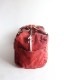 Vintage 80s Burgundy SQUARE RIGGER by LANDS' END Duffel Bag