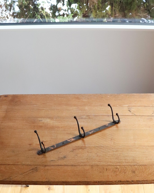 ヴィンテージ壁掛け Wall Japanned 3-Hook｜壁付けフック (3フック)