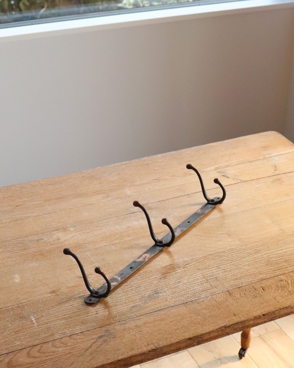 Wall Japanned 3-Hook｜壁付けフック (3フック)