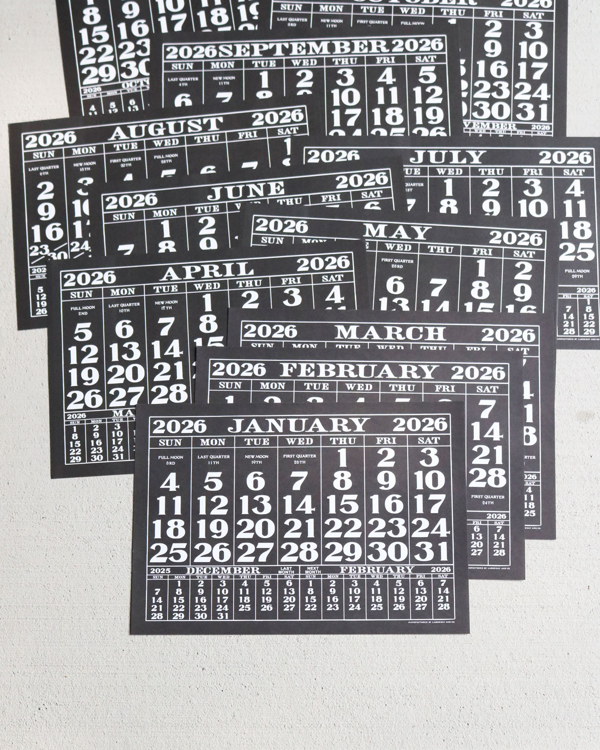 ORIGINAL CALENDAR 2026åꥸʥ륫 2026