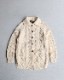 Vintage 80s Fisherman Wool Cardy (WOMEN L)