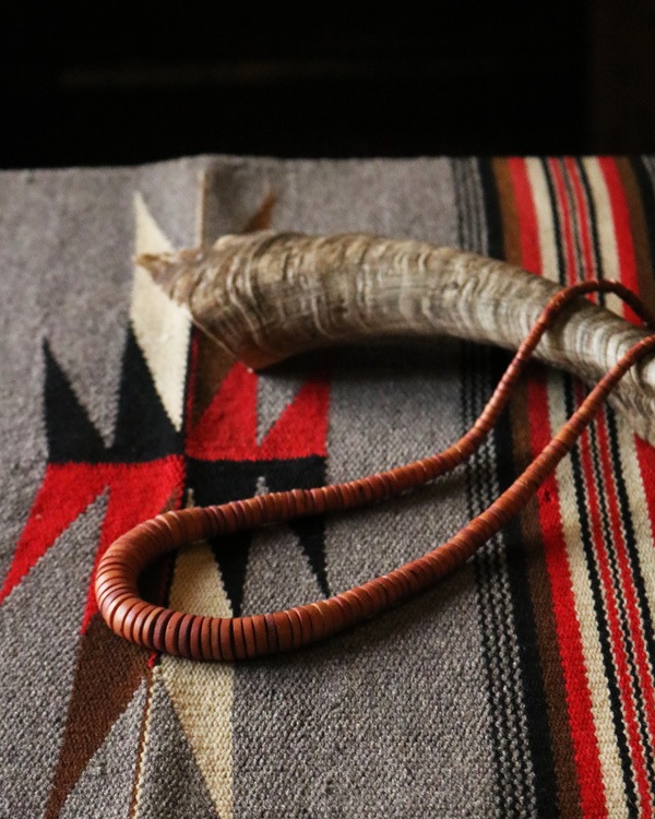 Vintage Wood Beads Necklace B�åӥ�ơ������åɥӡ����ͥå��쥹 B