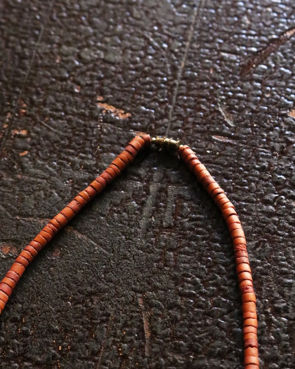 Vintage Wood Beads Necklace B�åӥ�ơ������åɥӡ����ͥå��쥹 B
