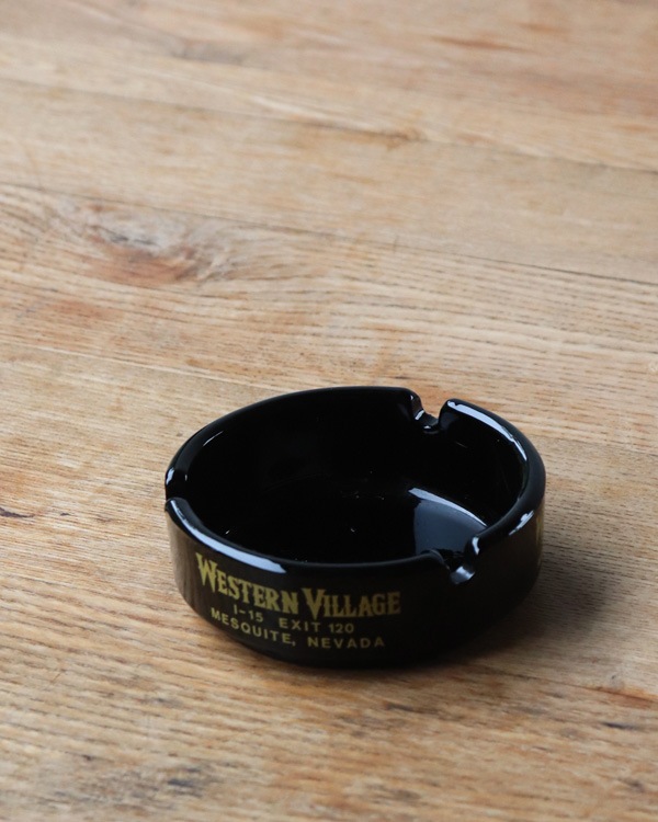 "WESTERN VILLAGE" Ashtray��"WESTERN VILLAGE" ���饹����