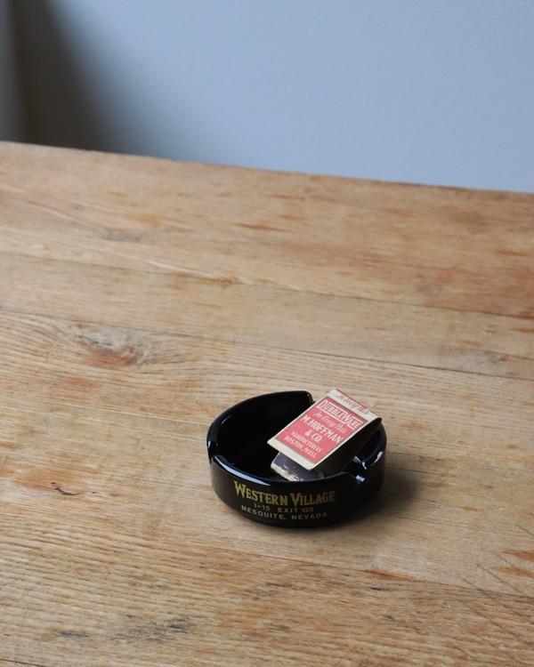 "WESTERN VILLAGE" Ashtray��"WESTERN VILLAGE" ���饹����