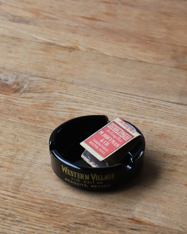 "WESTERN VILLAGE" Ashtray��"WESTERN VILLAGE" ���饹����