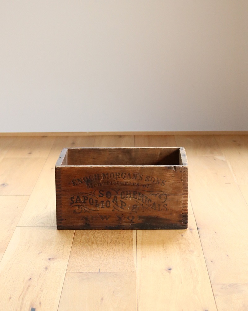 c.1910s ��SAPOLIO�� Wooden Soap Box��1910ǯ�庢 ��SAPOLIO�� ���������ץܥå���