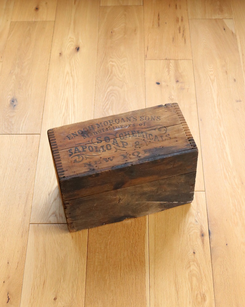 c.1910s ��SAPOLIO�� Wooden Soap Box��1910ǯ�庢 ��SAPOLIO�� ���������ץܥå���