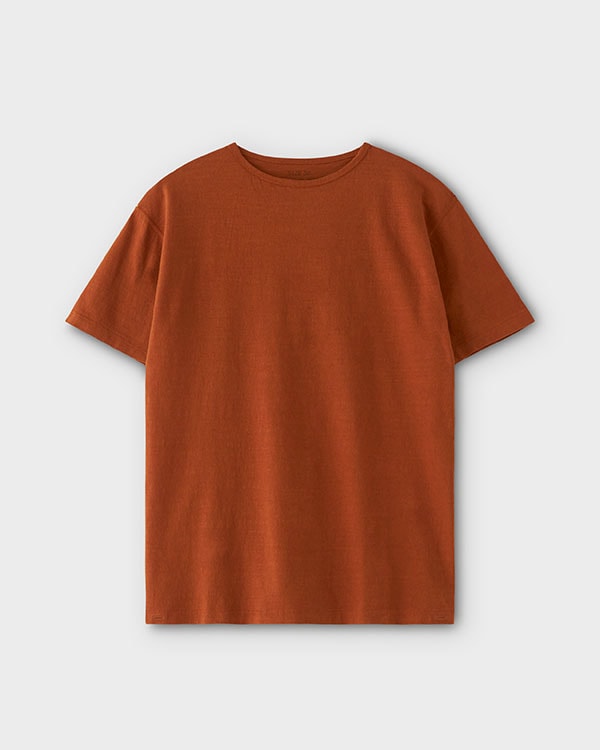PHIGVEL NAVAL OVERALL フィグベル PHIGVEL フィグベル｜NAVAL TEE ネイヴァルティー【ORANGE BROWN】