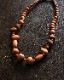 Vintage Wood Beads Necklace A�åӥ�ơ������åɥӡ����ͥå��쥹 A