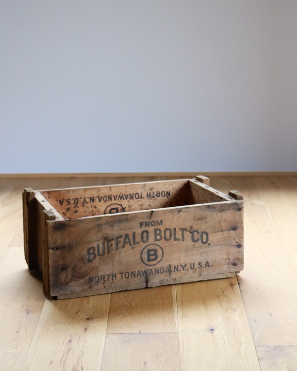 "BUFFALO BOLT CO." Wood Box��"BUFFALO BOLT CO." ���åɥܥå���