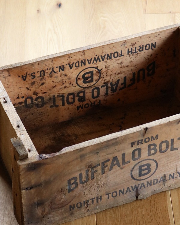 "BUFFALO BOLT CO." Wood Box��"BUFFALO BOLT CO." ���åɥܥå���
