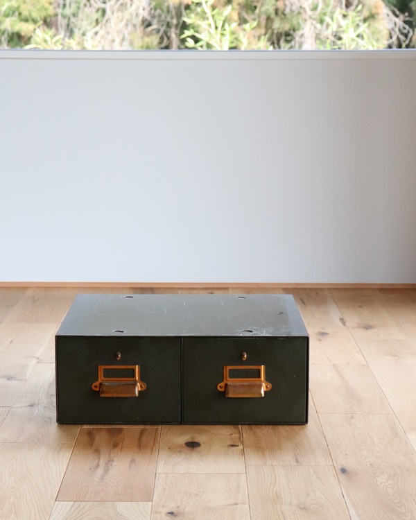 Steel 2 Drawer�å������� �ɥ��