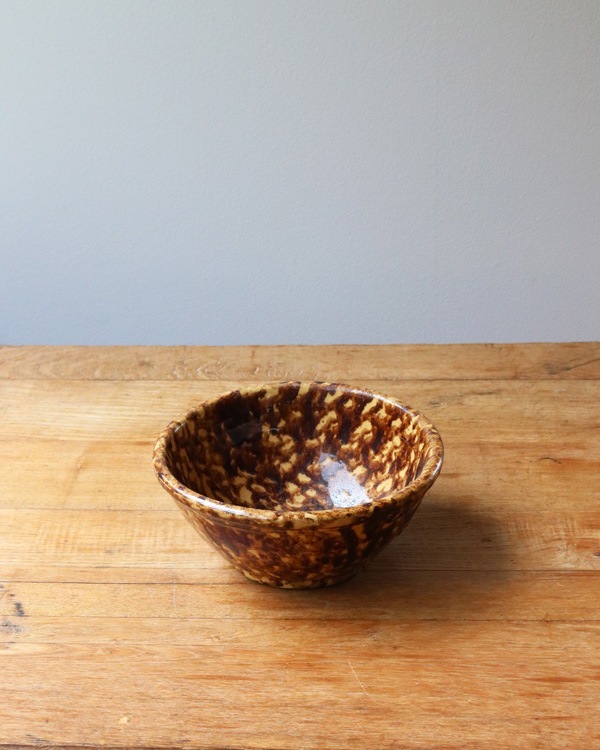 Spongeware Pottery Round Bowl�å��ݥ󥸥����� �ݥ��꡼ �饦��ɥܥ���