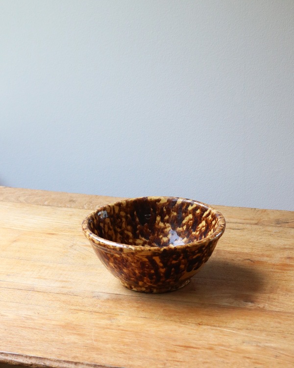 Spongeware Pottery Round Bowl�å��ݥ󥸥����� �ݥ��꡼ �饦��ɥܥ���