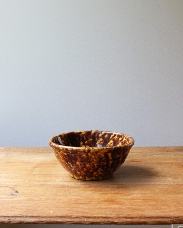 Spongeware Pottery Round Bowl�å��ݥ󥸥����� �ݥ��꡼ �饦��ɥܥ���