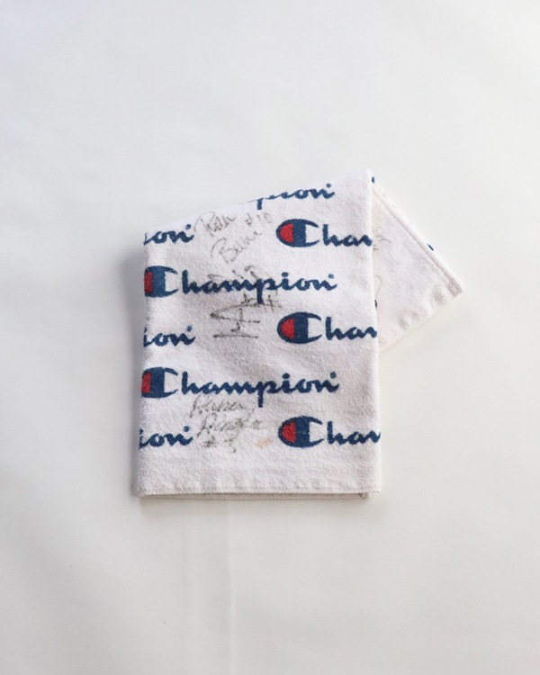 Vintage 80s CHAMPION Memorial Towel