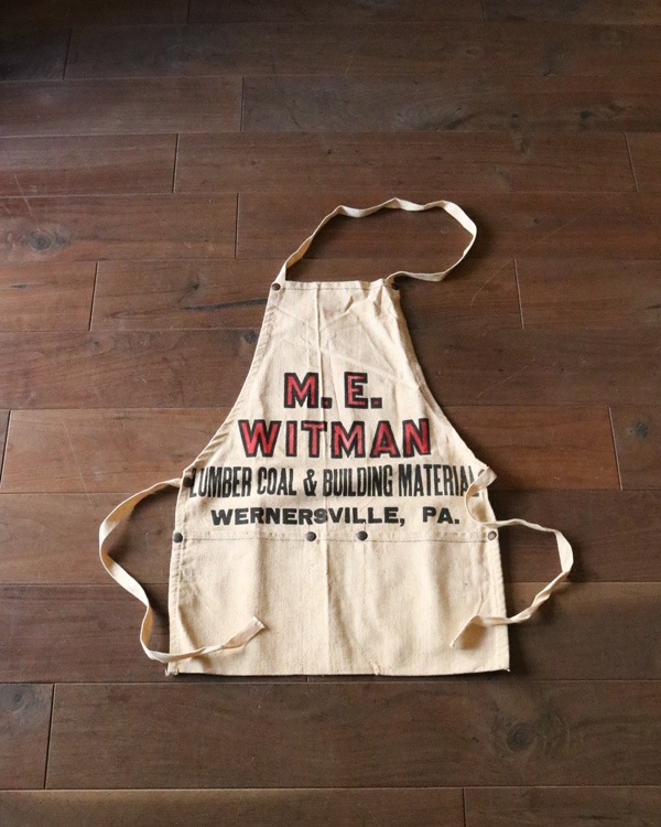 "M.E.WITMAN" Lumber Apron"M.E.WITMAN" Lumber Apron Сץ