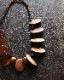 Vintage Wood Beads Necklace I �åӥ�ơ������åɥӡ����ͥå��쥹 I