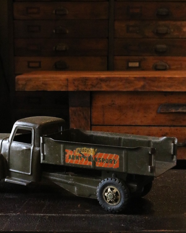 【専用】60'sヴィンテージ USA製BuddyL ブリキ製ピックアップトラック Buddy L TRAVELING ZOOブリキトラック [lc-12-4-5] 世田谷ベース