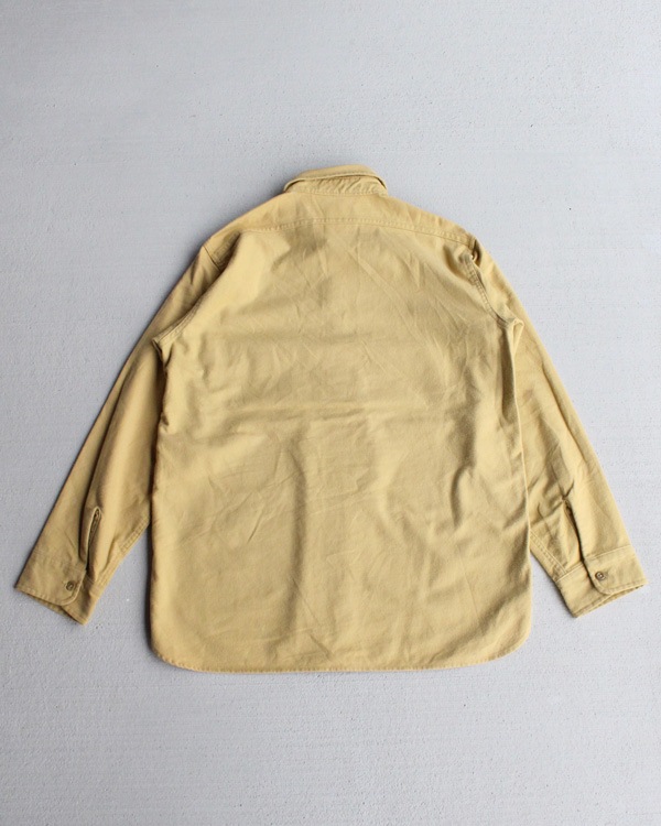 Vintage 80s Yellow WOOLRICH Chamois Shirt (M)