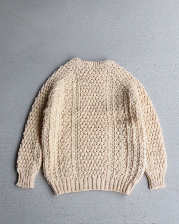 Vintage 80s Fisherman Wool Sweater (M��